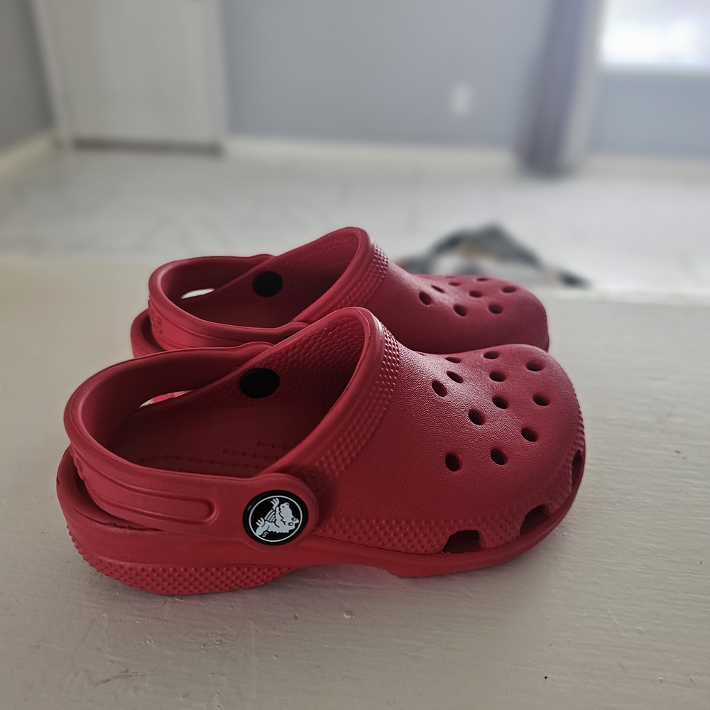 CROCS Kids Red Sandals
